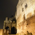 La nuit à Carcassonne.