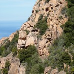 Les rochers sur les Calanches de Piana