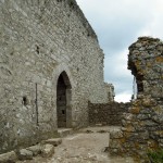 L'entrée du château de Peyrepertuse