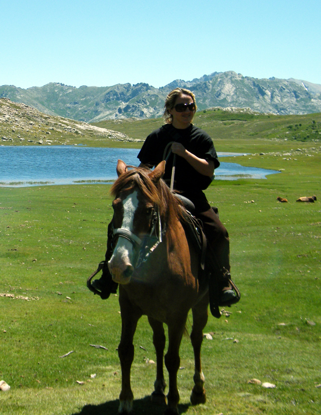Lisa Carlotti, éco-garde à cheval