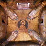 Plafond de l'autel principal de l'église San Prassede