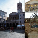 Piazza Santa Maria in Trastevere et basilique