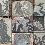Les mosaïques aux thermes de Caracalla