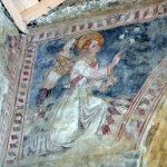 Fresques dans la chapelle San Tomasgiu