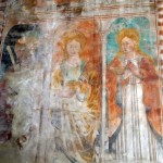 Fresques dans la chapelle San Tomasgiu