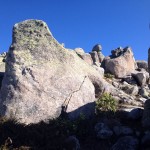 Les rochers sur l'Alcudina