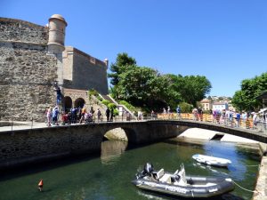 Face au château de Collioure