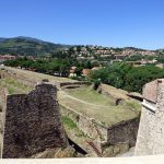 Panorama sur la ville depuis les remparts du château