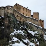 La citadelle de Corte sous la neige