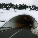Le tunnel en direction de Bastia