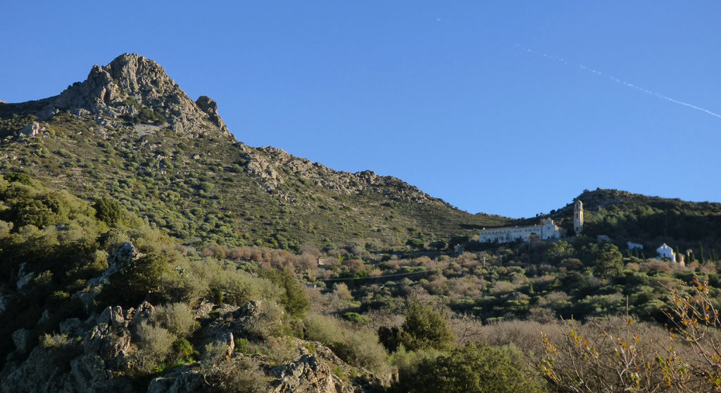 Le couvent de Corbara et la Cima di San'Anghjulu